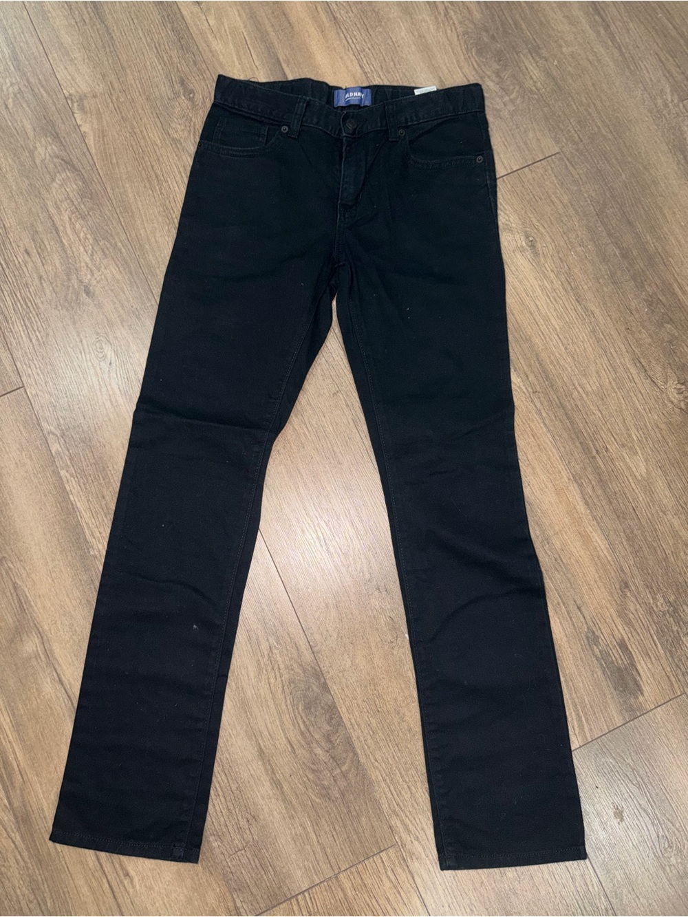 Old Navy Men's Slim Straight Black Jeans